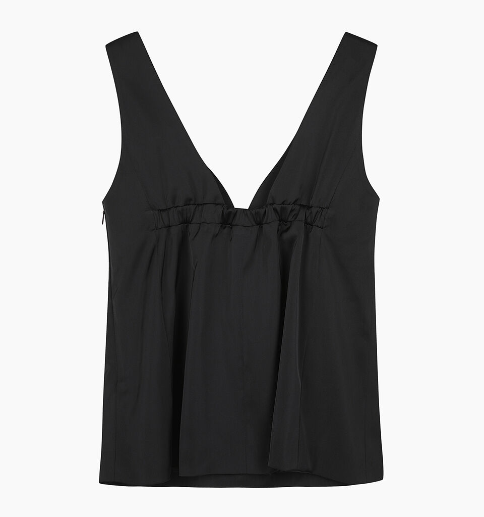 Black elegant top - sisley k top - Black | Sisley K image number 3